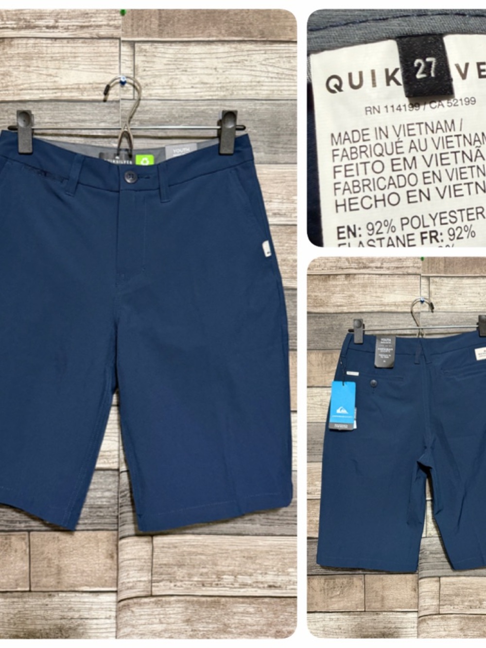 Quiksilver Kids Navy Blue Shorts